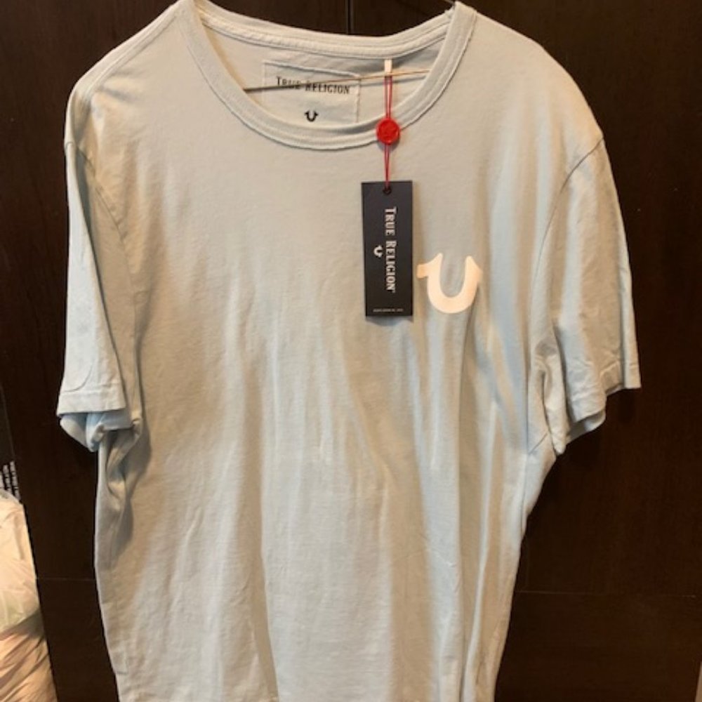 True Religion, Pale Blue, Size L